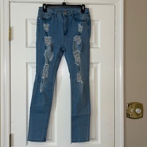 SHEIN; Baby blue; size: M